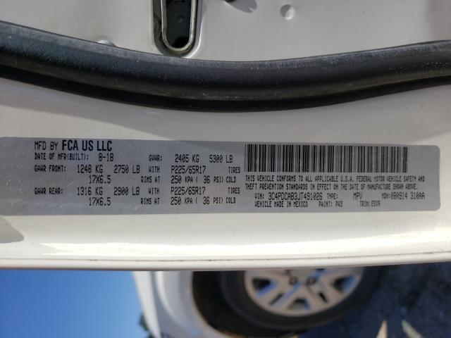 Photo 10 from auction – 2018 DODGE JOURNEY SE with VIN 3C4PDCAB3JT491026