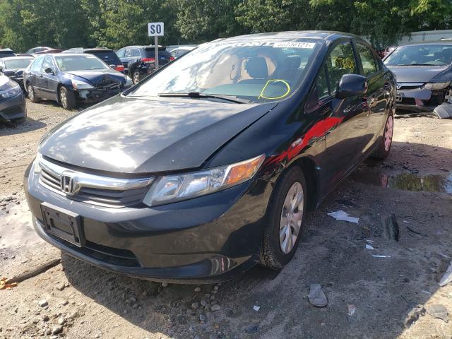 Photo 2 from auction – 2012 HONDA CIVIC LX with VIN 2HGFB2F59CH569420
