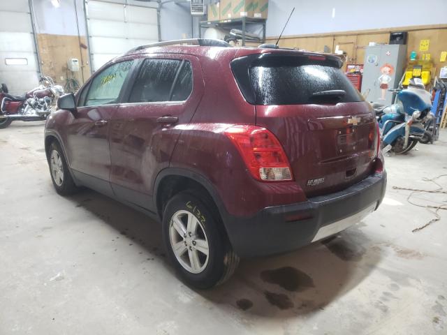 Photo 3 from auction – 2016 CHEVROLET TRAX 1LT with VIN 3GNCJPSB6GL214156