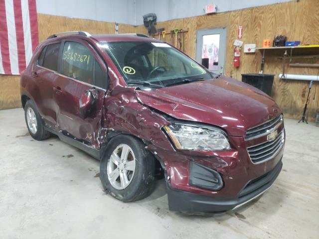 CHEVROLET TRAX 1LT 2016 with VIN 3GNCJPSB6GL214156 - Photo from auction