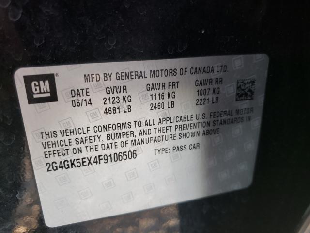 Photo 10 from auction – 2015 BUICK REGAL with VIN 2G4GK5EX4F9106506