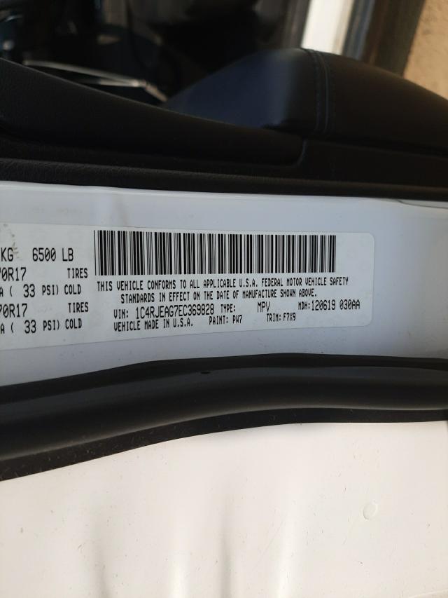 Photo 10 from auction – 2014 JEEP GRAND CHER with VIN 1C4RJEAG7EC369828