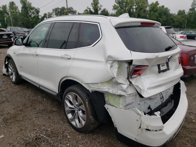 Photo 3 from auction – 2017 BMW X3 XDRIVE2 with VIN 5UXWX9C57H0T07547