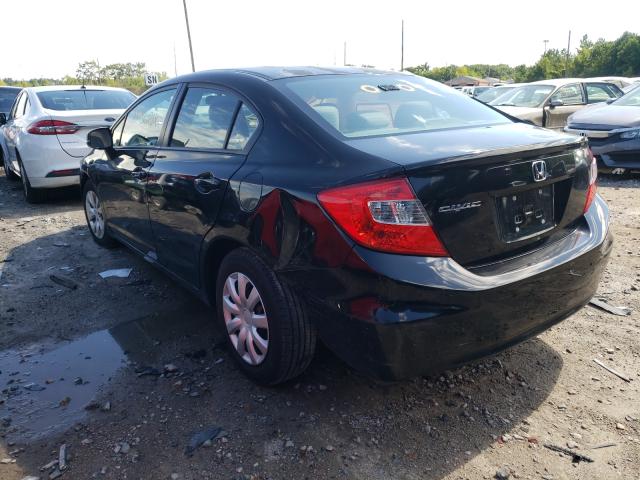 Photo 3 from auction – 2012 HONDA CIVIC LX with VIN 2HGFB2F59CH569420
