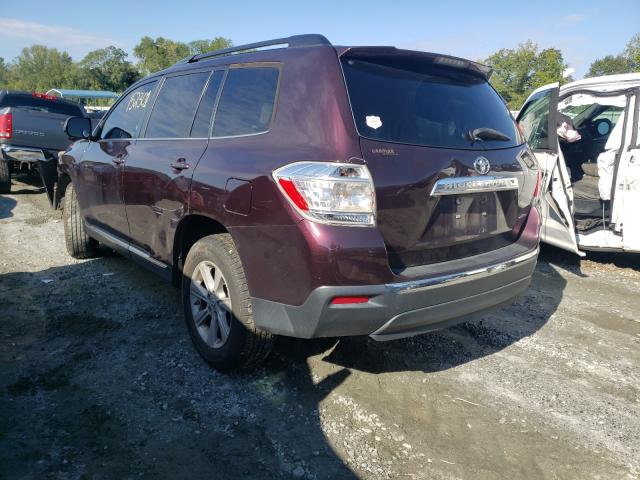 Photo 3 from auction – 2013 TOYOTA HIGHLANDER with VIN 5TDBK3EH4DS278860