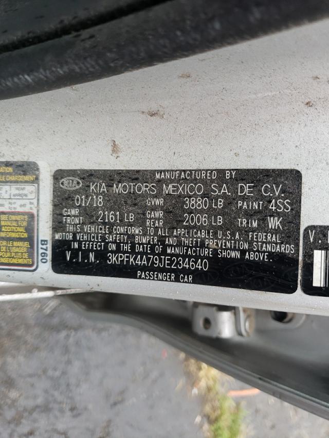 Photo 10 from auction – 2018 KIA FORTE LX with VIN 3KPFK4A79JE234640