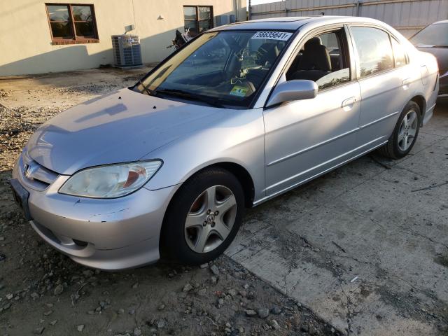 Photo 2 from auction – 2005 HONDA CIVIC EX with VIN 2HGES26795H538023