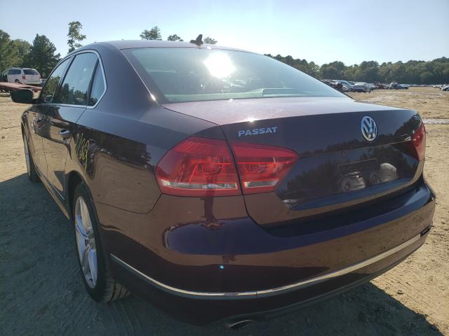 Photo 3 from auction – 2012 VOLKSWAGEN PASSAT SEL with VIN 1VWCN7A39CC108231