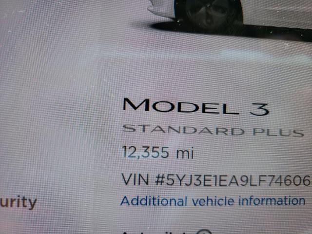 Photo 8 from auction – 2020 TESLA MODEL 3 with VIN 5YJ3E1EA9LF746068
