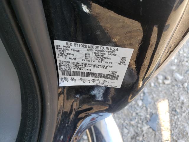 Photo 10 from auction – 2002 FORD F350 SRW S with VIN 1FTSF31F02EB12346
