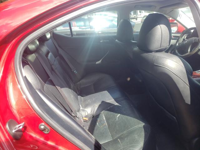 Photo 6 from auction – 2006 LEXUS IS 250 with VIN JTHBK262065005233