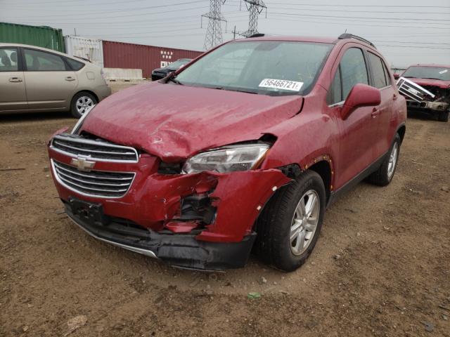 Photo 2 from auction – 2015 CHEVROLET TRAX 1LT with VIN KL7CJLSB4FB090614