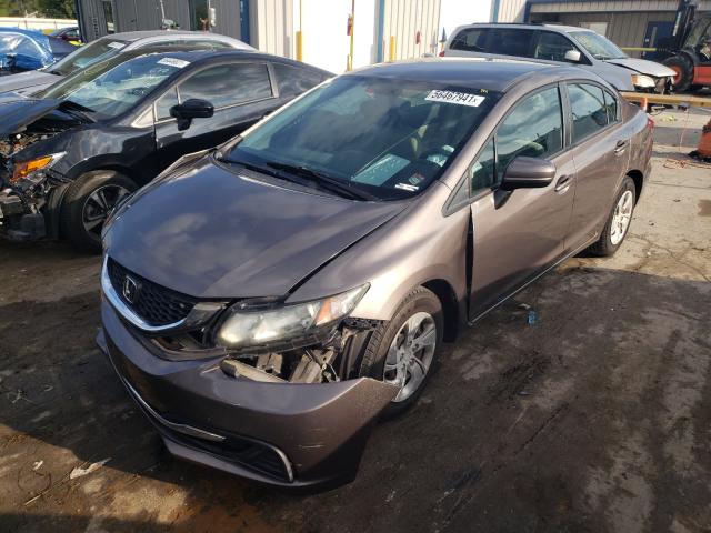 Photo 2 from auction – 2014 HONDA CIVIC LX with VIN 2HGFB2F59EH528160
