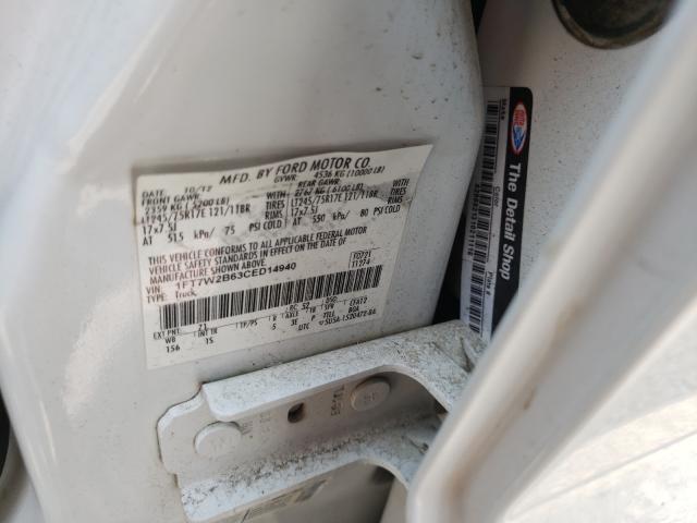 Photo 10 from auction – 2012 FORD F250 SUPER with VIN 1FT7W2B63CED14940