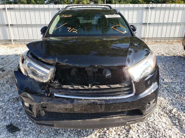 Photo 9 from auction – 2015 TOYOTA HIGHLANDER with VIN 5TDJKRFH2FS147085
