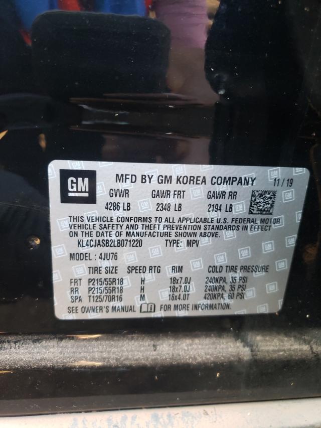 Photo 10 from auction – 2020 BUICK ENCORE PRE with VIN KL4CJASB2LB071220