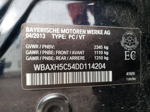 Photo 10 from auction – 2013 BMW 528 XI with VIN WBAXH5C54DD114204