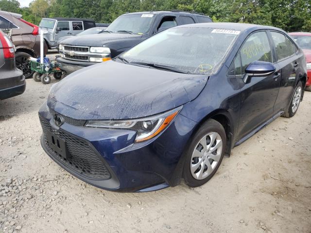 Photo 2 from auction – 2021 TOYOTA COROLLA LE with VIN JTDEPMAE3MJ188189