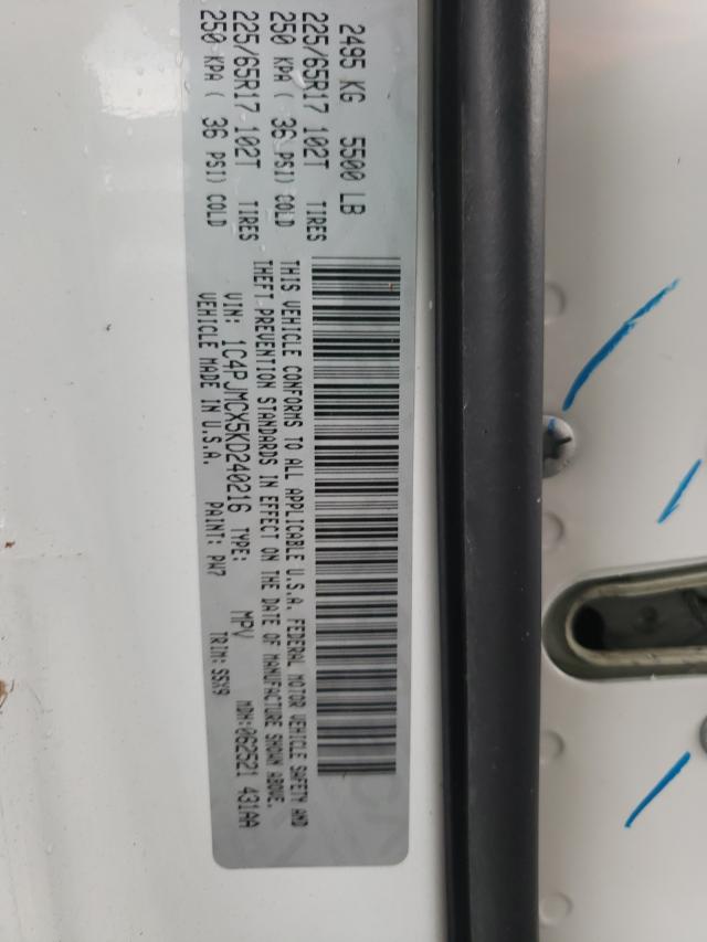 Photo 10 from auction – 2019 JEEP CHEROKEE L with VIN 1C4PJMCX5KD240216