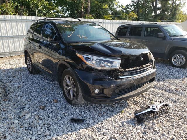 TOYOTA HIGHLANDER 2015 with VIN 5TDJKRFH2FS147085 - Photo from auction