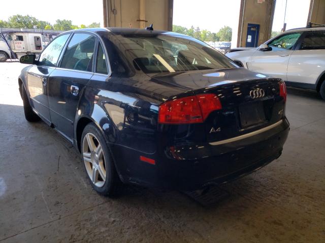 Photo 3 from auction – 2008 AUDI A4 2.0T QU with VIN WAUDF78E08A124975