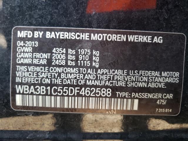 Photo 10 from auction – 2013 BMW 320 I with VIN WBA3B1C55DF462588