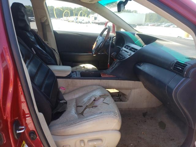 Photo 5 from auction – 2011 LEXUS RX 350 with VIN JTJZK1BA7B2005049