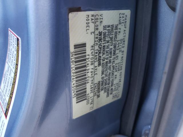Photo 10 from auction – 2010 NISSAN VERSA S with VIN 3N1BC1CP2AL450495