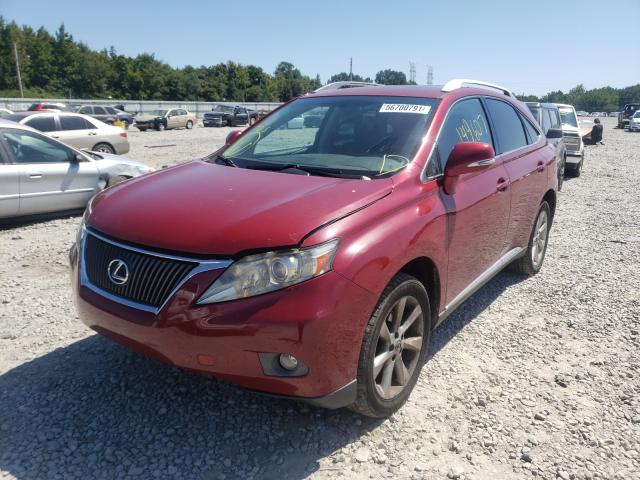 Photo 2 from auction – 2011 LEXUS RX 350 with VIN JTJZK1BA7B2005049