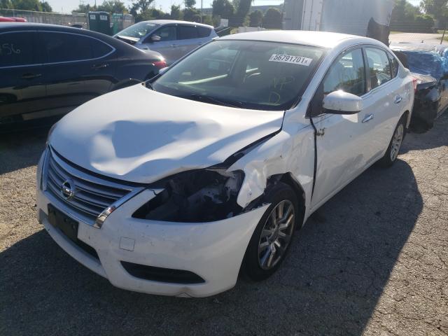 Photo 2 from auction – 2015 NISSAN SENTRA S with VIN 3N1AB7AP7FY233149