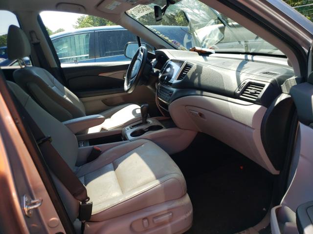 Photo 5 from auction – 2016 HONDA PILOT EXL with VIN 5FNYF5H55GB056459