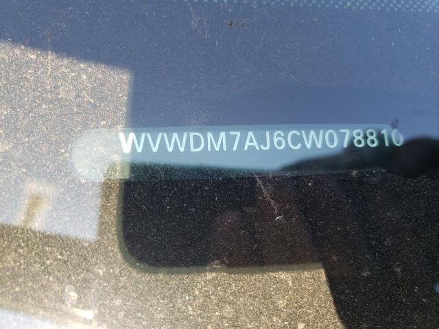 Photo 10 from auction – 2012 VOLKSWAGEN GOLF with VIN WVWDM7AJ6CW078810