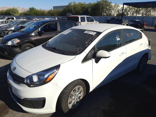 Photo 2 from auction – 2016 KIA RIO LX with VIN KNADM4A38G6690459