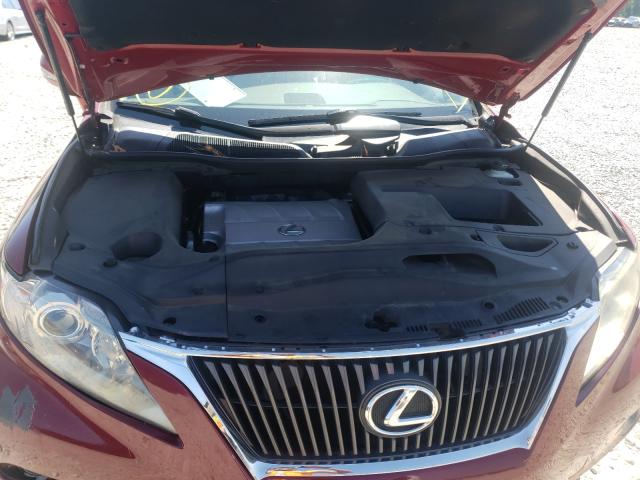 Photo 7 from auction – 2011 LEXUS RX 350 with VIN JTJZK1BA7B2005049