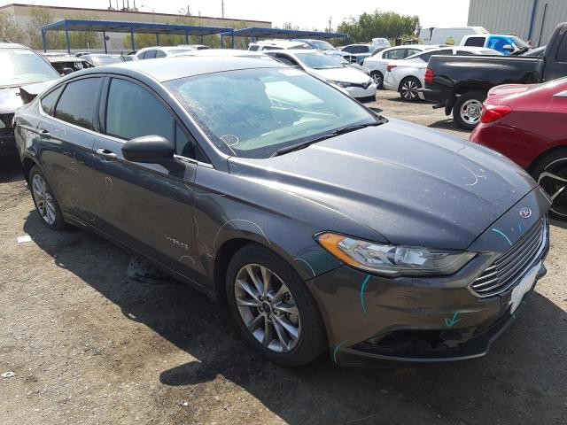 FORD FUSION SE 2017 with VIN 3FA6P0LU7HR355074 - Photo from auction