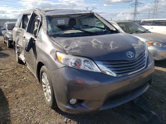TOYOTA SIENNA XLE 2017 with VIN 5TDYZ3DC6HS779539 - Photo from auction