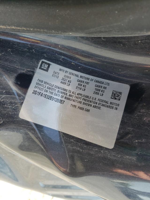 Photo 10 from auction – 2014 CHEVROLET CAMARO RS with VIN 2G1FA1E32E9126057