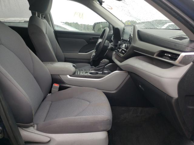 Photo 5 from auction – 2020 TOYOTA HIGHLANDER with VIN 5TDCZRBH1LS001847