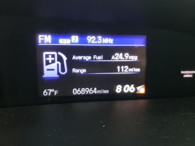 Photo 8 from auction – 2014 HONDA CIVIC EX with VIN 19XFB2F85EE205194