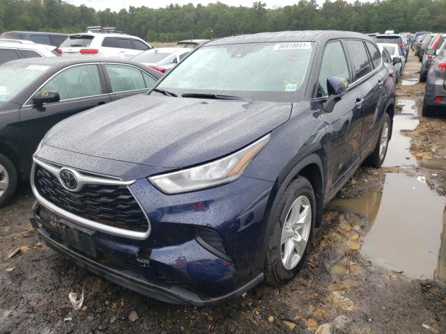 Photo 2 from auction – 2020 TOYOTA HIGHLANDER with VIN 5TDCZRBH1LS001847