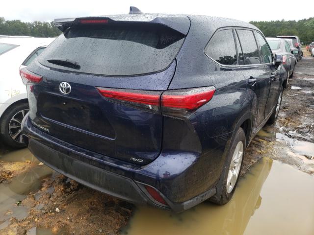 Photo 4 from auction – 2020 TOYOTA HIGHLANDER with VIN 5TDCZRBH1LS001847