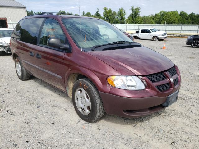 DODGE CARAVAN SE 2003 with VIN 1D4GP25B93B111769 - Photo from auction