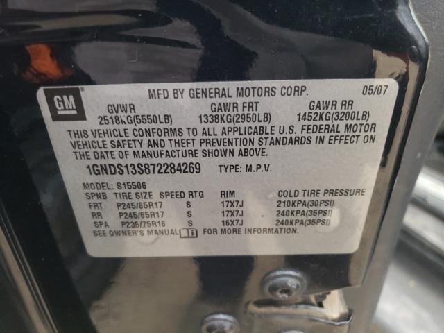 Photo 10 from auction – 2007 CHEVROLET TRAILBLAZE with VIN 1GNDS13S872284269