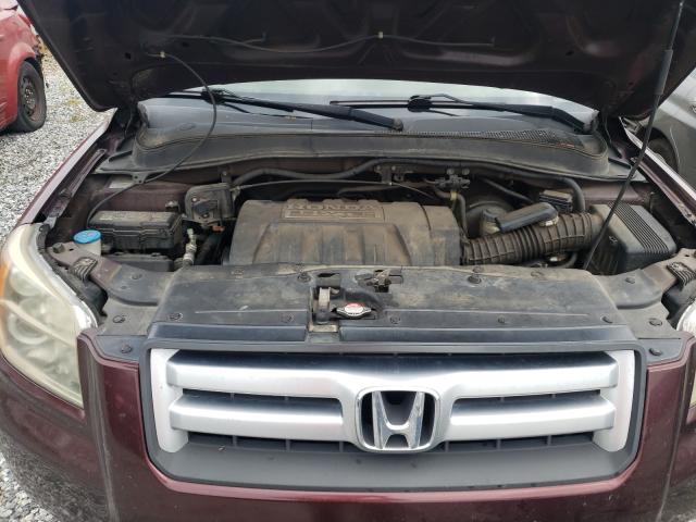Photo 7 from auction – 2007 HONDA PILOT EXL with VIN 5FNYF28567B007530