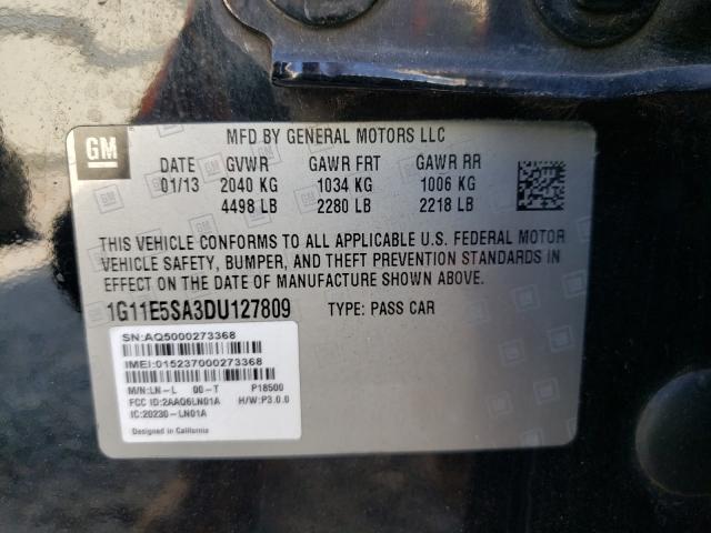 Photo 10 from auction – 2013 CHEVROLET MALIBU 2LT with VIN 1G11E5SA3DU127809