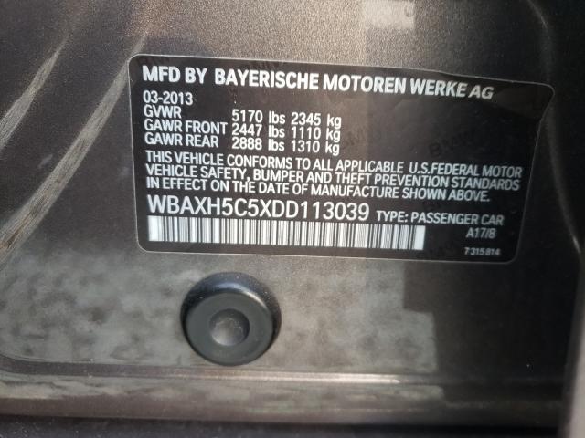 Photo 10 from auction – 2013 BMW 528 XI with VIN WBAXH5C5XDD113039