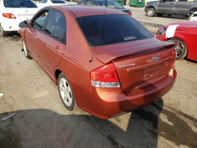 Photo 3 from auction – 2008 KIA SPECTRA EX with VIN KNAFE121585020280