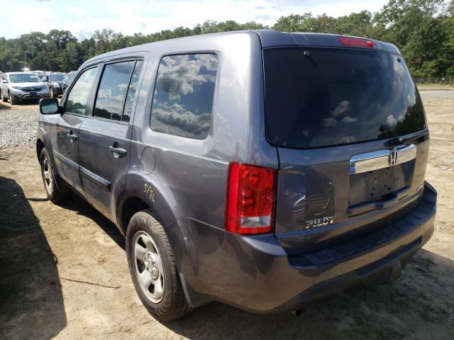Photo 3 from auction – 2014 HONDA PILOT LX with VIN 5FNYF4H21EB017056