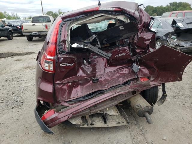 Photo 9 from auction – 2016 HONDA CR-V EX with VIN 5J6RM4H58GL092206