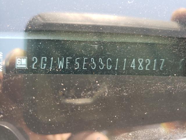 Photo 10 from auction – 2012 CHEVROLET IMPALA LS with VIN 2G1WF5E33C1148217